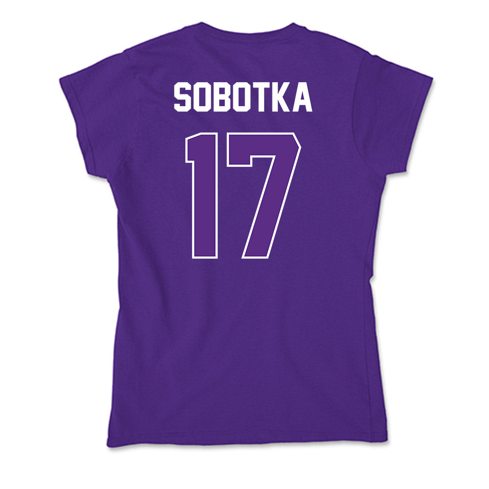 North Alabama - NCAA Women's Soccer : Charlotte Sobotka - Soft Style Women’s T-Shirt-1