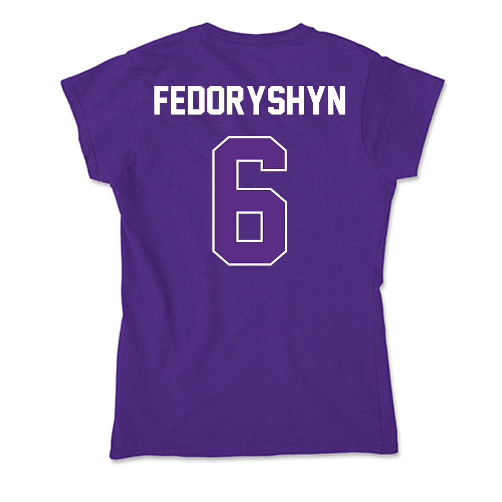 North Alabama - NCAA Men's Tennis : Nazar Fedoryshyn - Soft Style Women’s T-Shirt-1