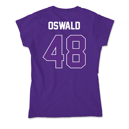 North Alabama - NCAA Baseball : Gavin Oswald - Soft Style Women’s T-Shirt-1