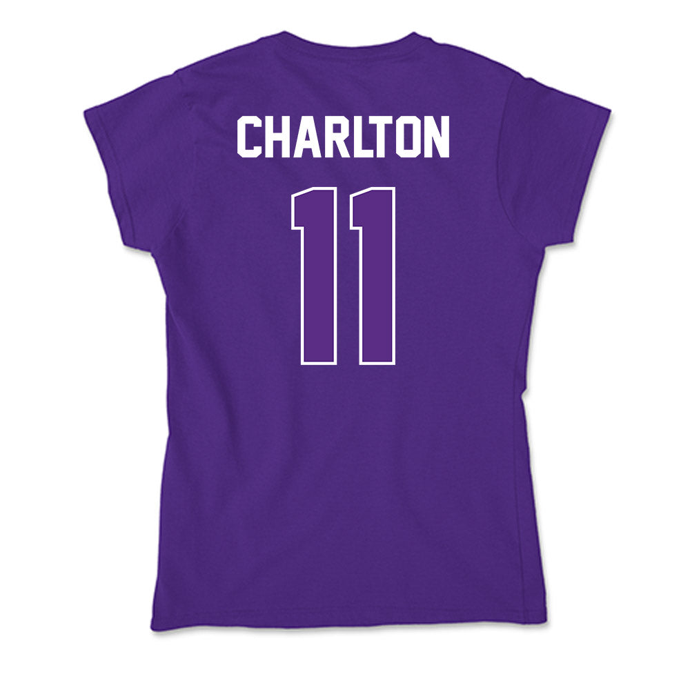 North Alabama - NCAA Women's Basketball : Veronaye Charlton - Soft Style Women’s T-Shirt-1