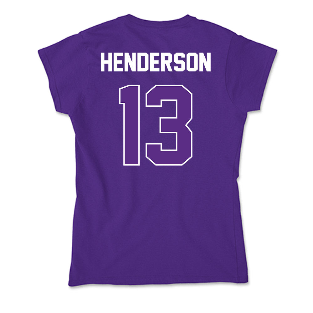 North Alabama - NCAA Football : Magnum Henderson - Soft Style Women’s T-Shirt-1