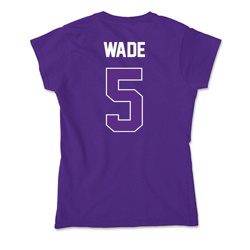 North Alabama - NCAA Football : Destin Wade - Soft Style Women’s T-Shirt-1