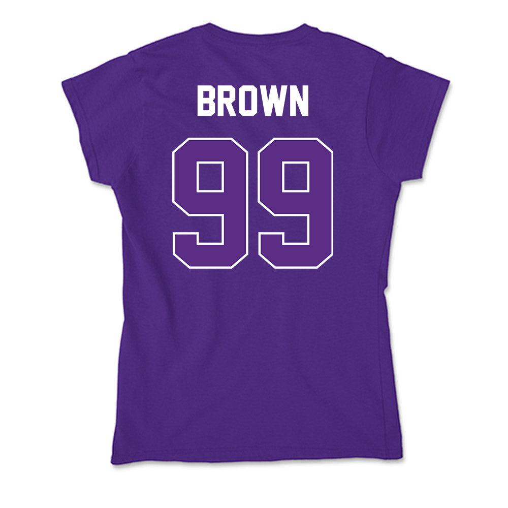 North Alabama - NCAA Football : Kaleb Brown - Soft Style Women’s T-Shirt-1