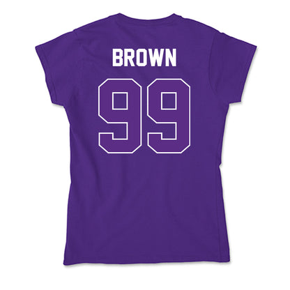 North Alabama - NCAA Football : Kaleb Brown - Soft Style Women’s T-Shirt-1