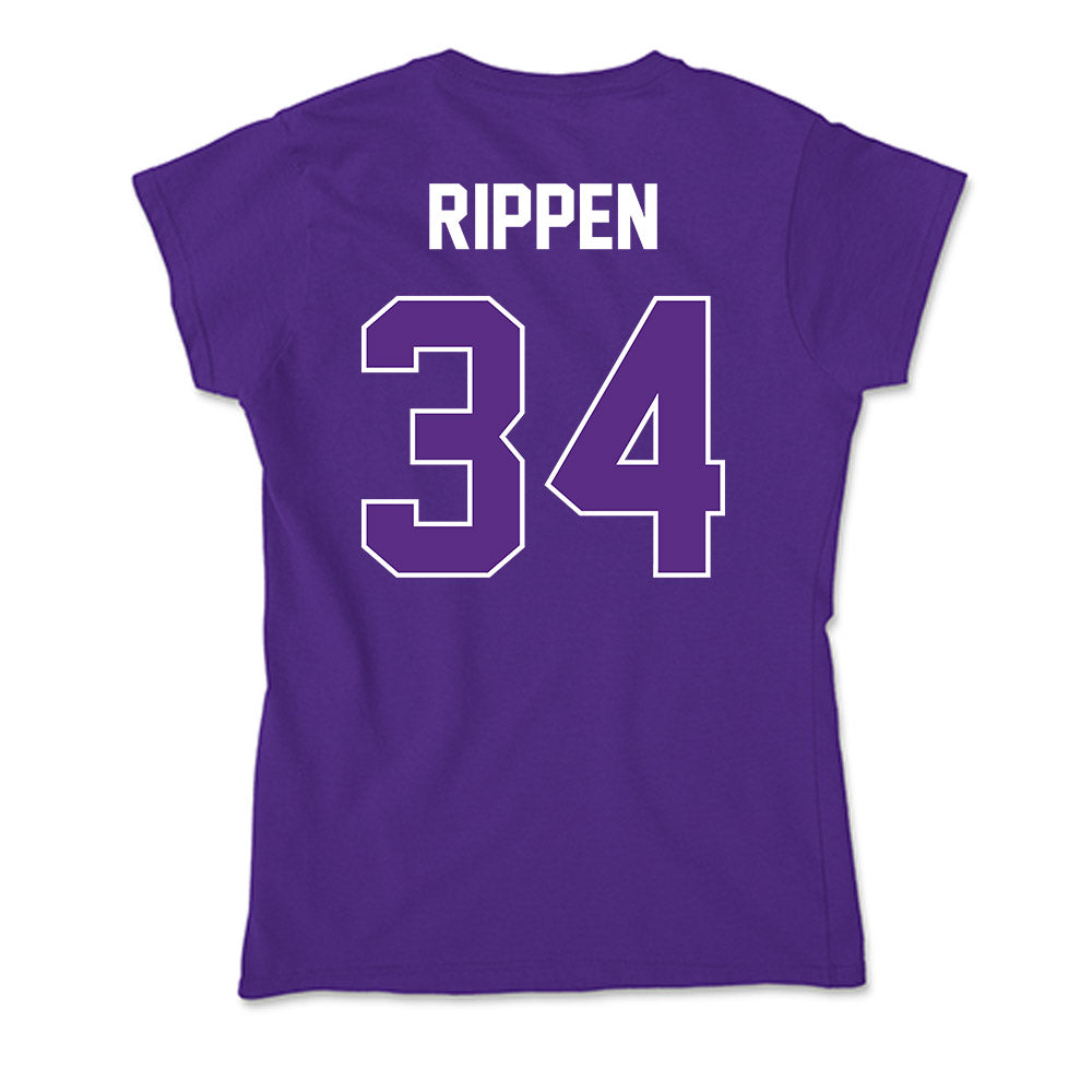 North Alabama - NCAA Baseball : Nash Rippen - Soft Style Women’s T-Shirt-1