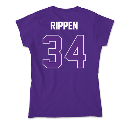 North Alabama - NCAA Baseball : Nash Rippen - Soft Style Women’s T-Shirt-1