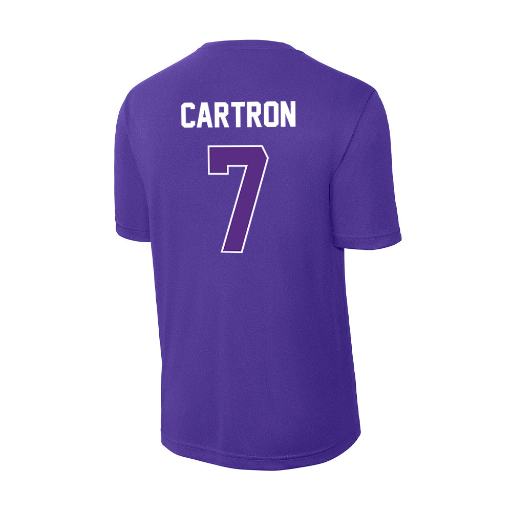 North Alabama - NCAA Softball : Caroline Cartron - Performance T-Shirt-1