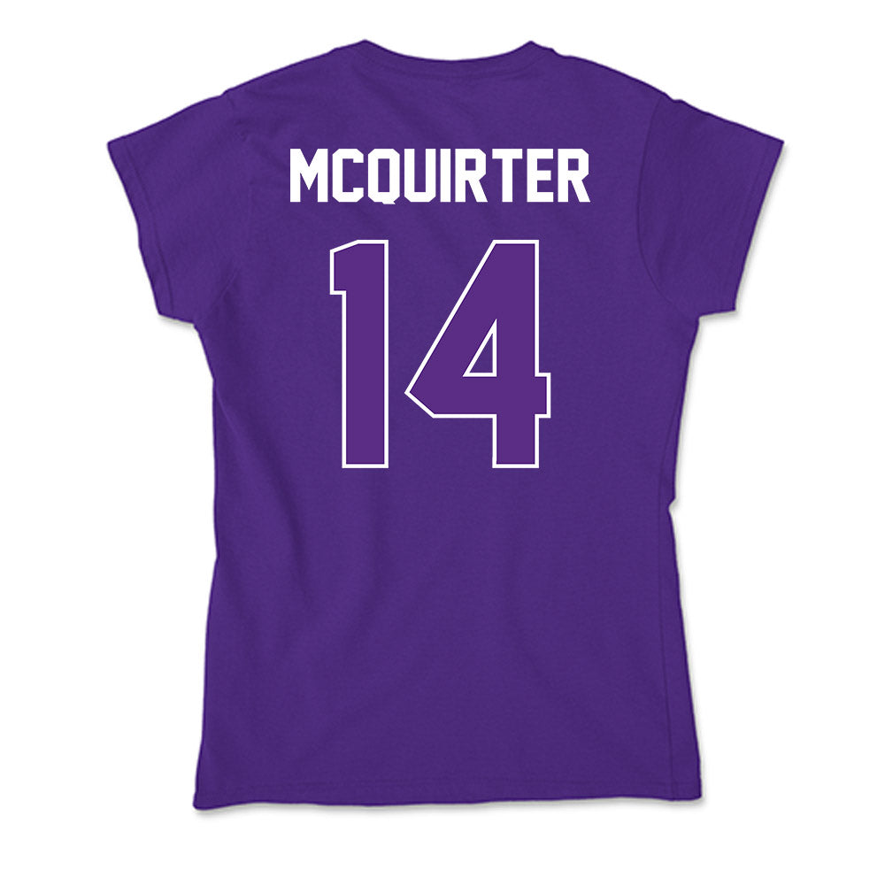 North Alabama - NCAA Women's Volleyball : Paris McQuirter - Soft Style Women’s T-Shirt-1