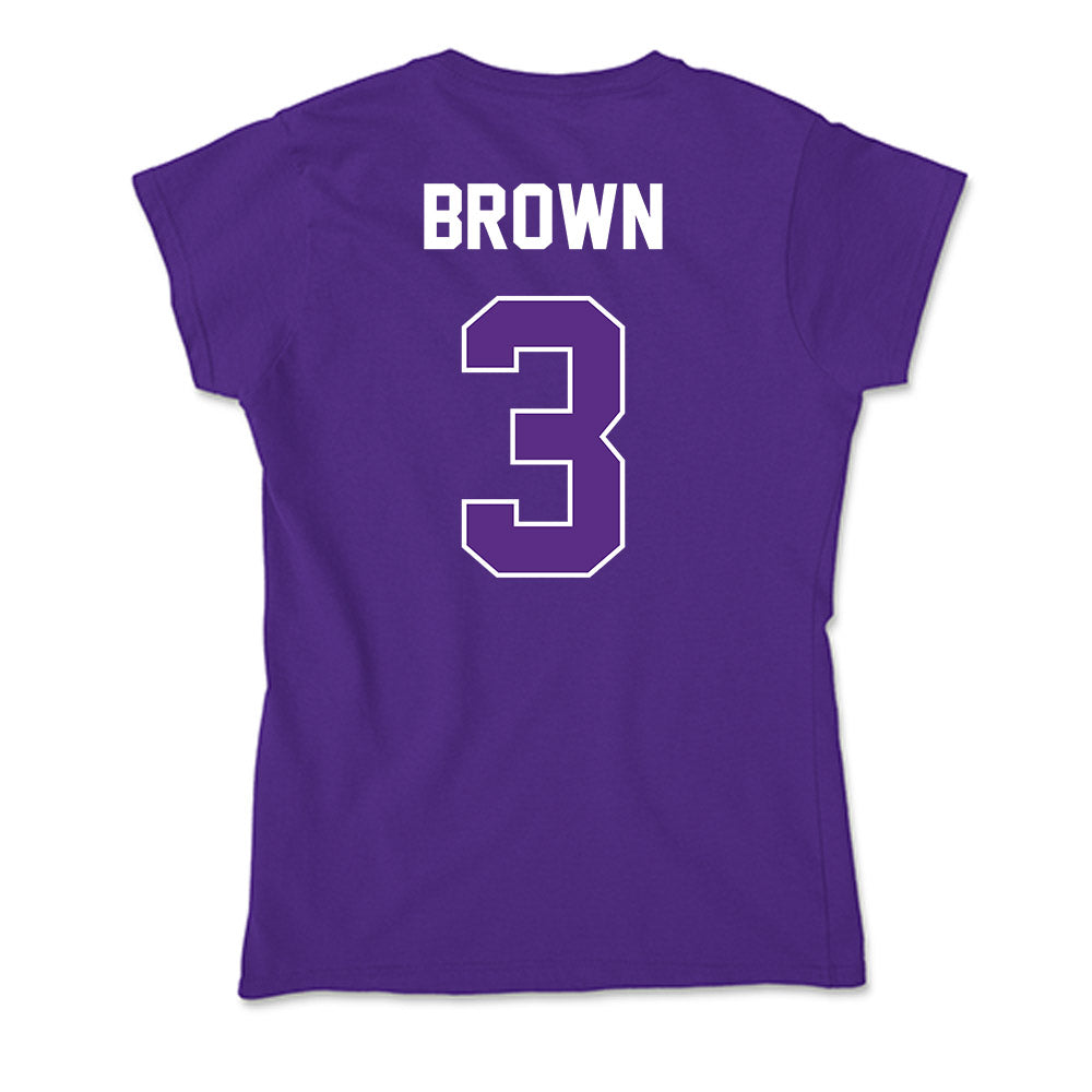 North Alabama - NCAA Baseball : Brant Brown - Soft Style Women’s T-Shirt-1