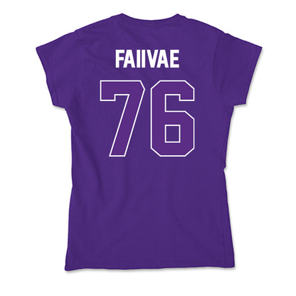 North Alabama - NCAA Football : Anthony Faiivae - Soft Style Women’s T-Shirt-1