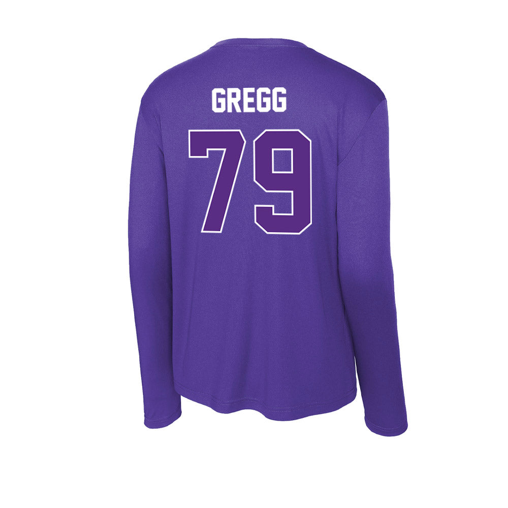 North Alabama - NCAA Football : Noah Gregg - Performance Long Sleeve T-Shirt-1