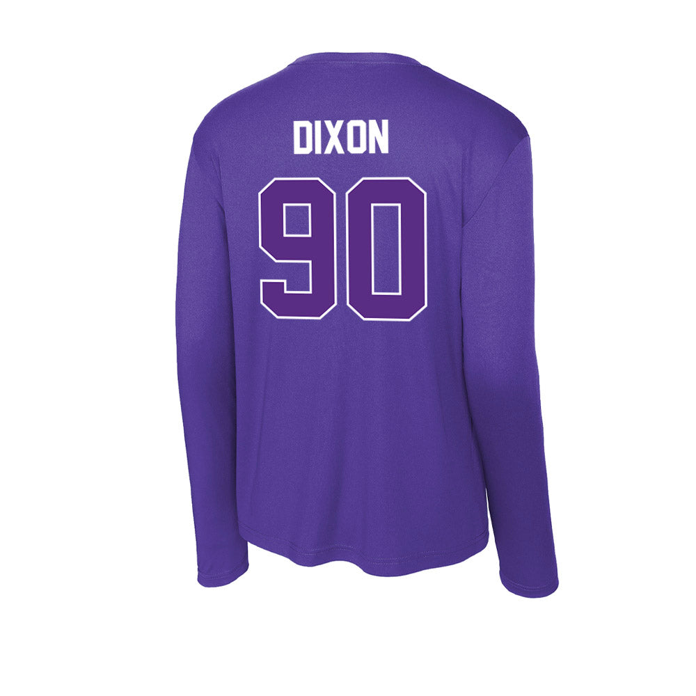 North Alabama - NCAA Football : Zacchaeus Dixon - Performance Long Sleeve T-Shirt-1