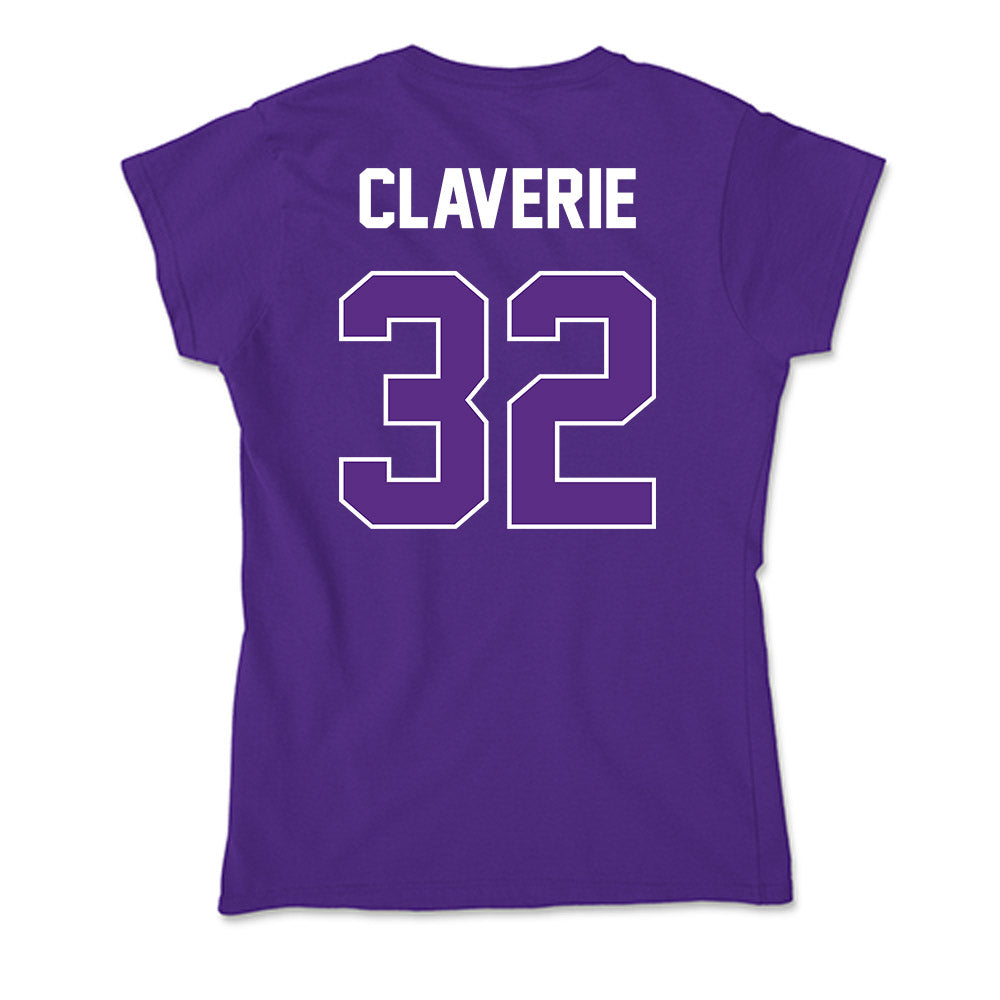 North Alabama - NCAA Softball : Aubrie Claverie - Soft Style Women’s T-Shirt-1