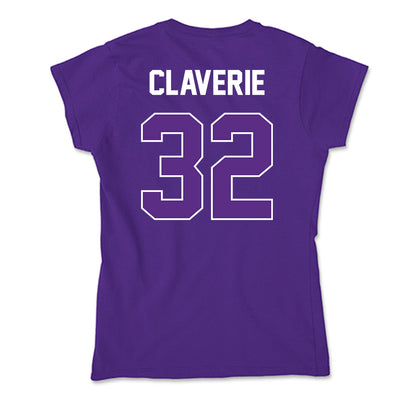 North Alabama - NCAA Softball : Aubrie Claverie - Soft Style Women’s T-Shirt-1