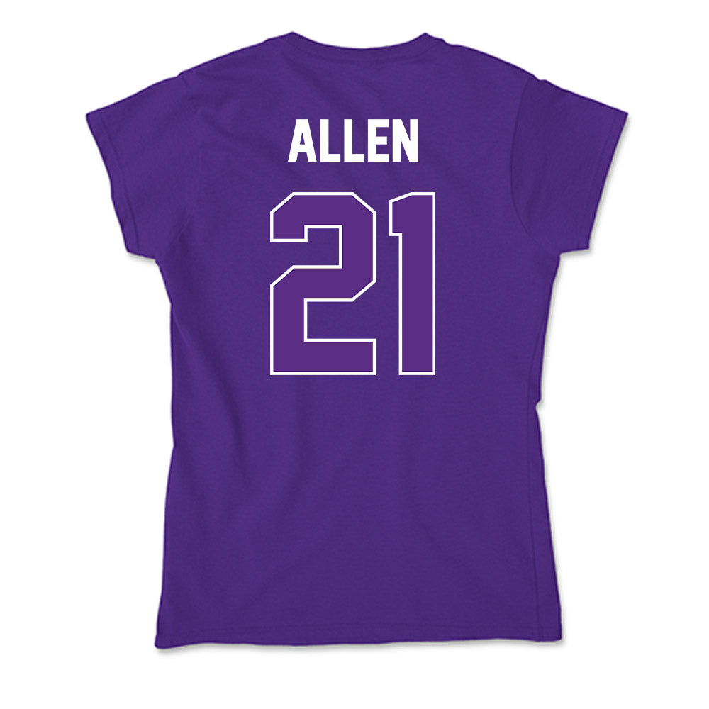 North Alabama - NCAA Women's Soccer : Maddie Allen - Soft Style Women’s T-Shirt-1