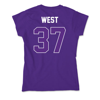 North Alabama - NCAA Baseball : Ryan West - Soft Style Women’s T-Shirt-1