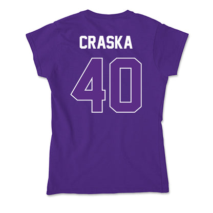 North Alabama - NCAA Baseball : Petey Craska - Soft Style Women’s T-Shirt-1