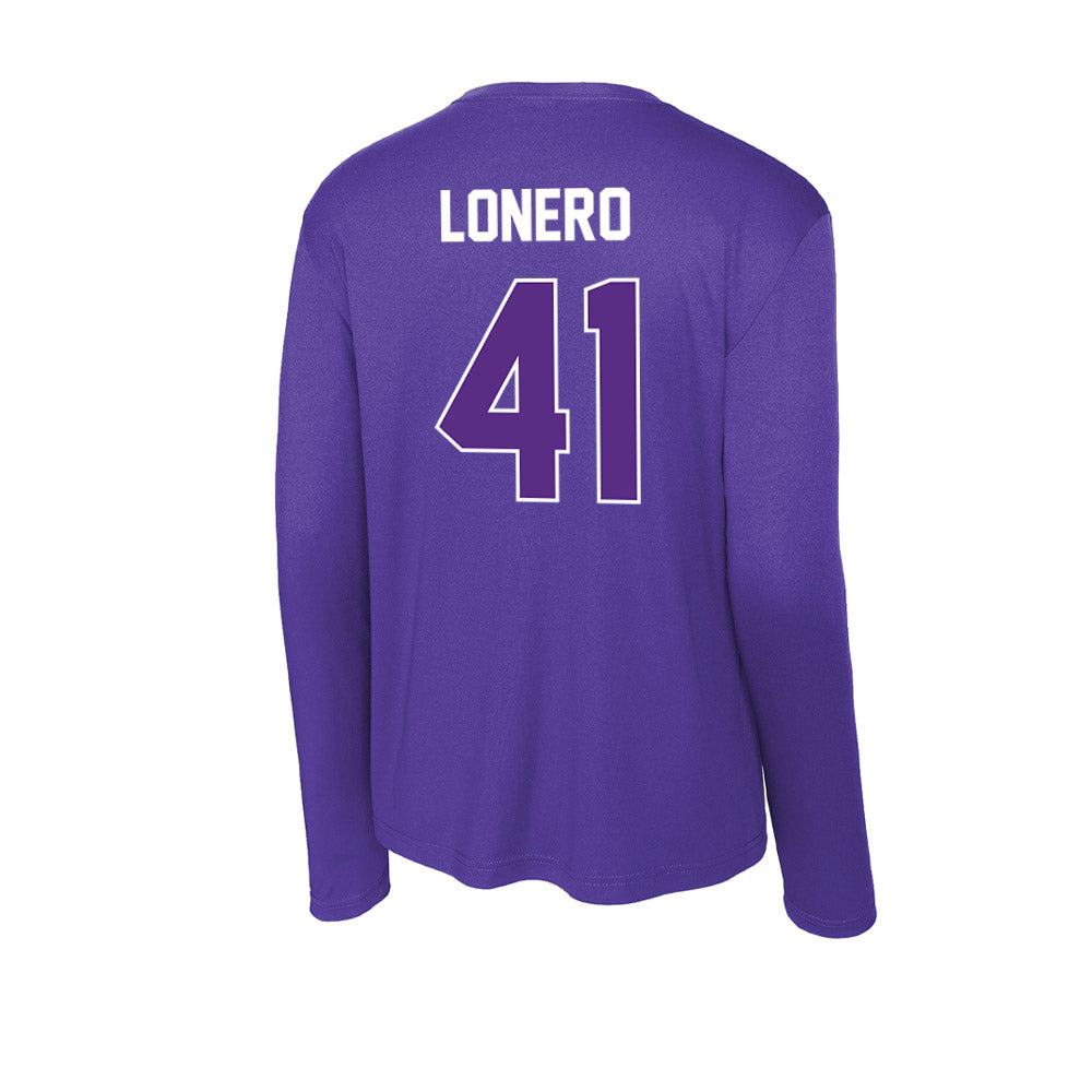 North Alabama - NCAA Baseball : Gio LoNero - Activewear Long Sleeve T-Shirt-1