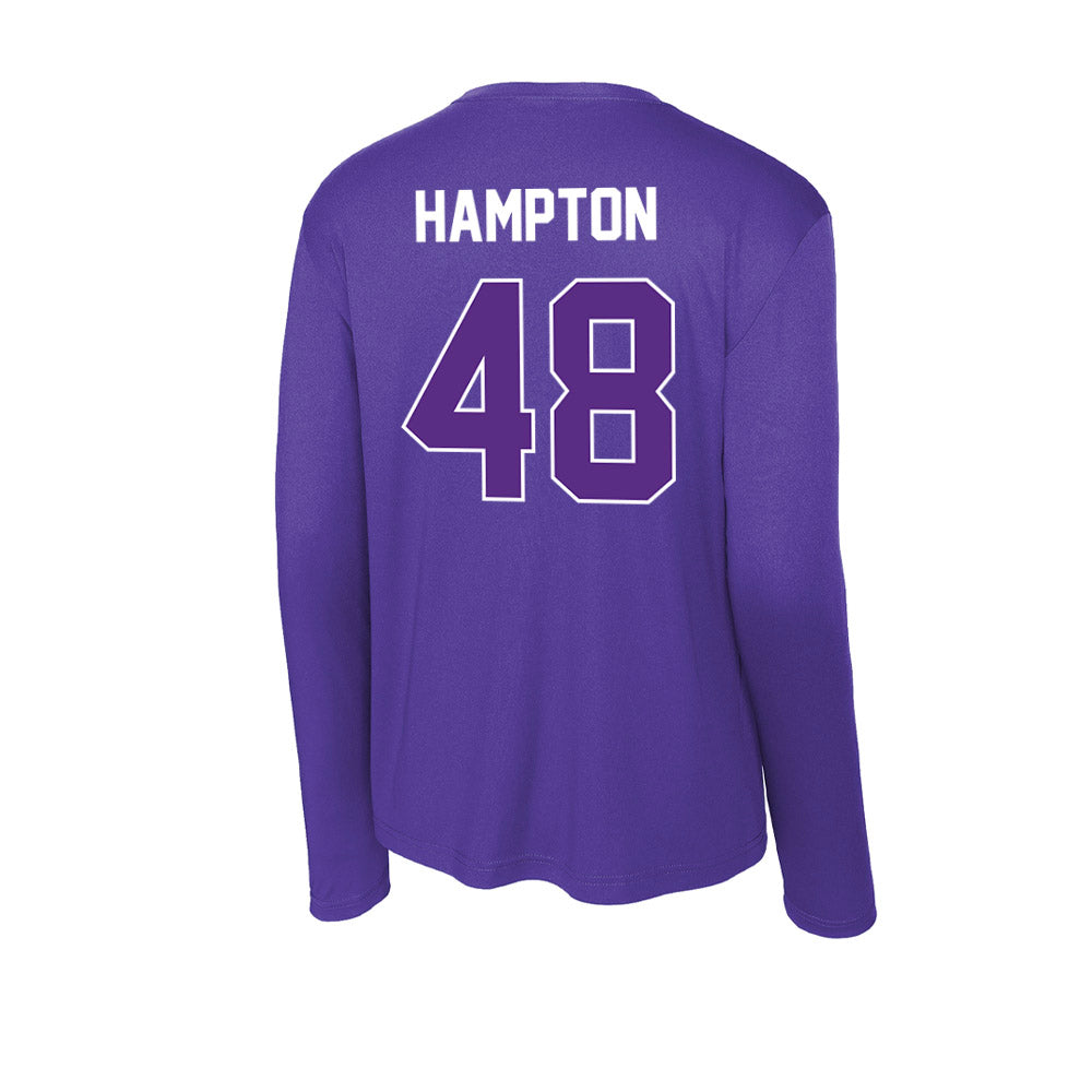 North Alabama - NCAA Football : Seth Hampton - Performance Long Sleeve T-Shirt-1