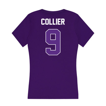 North Alabama - NCAA Football : Logan Collier - Women's V-Neck T-Shirt-1