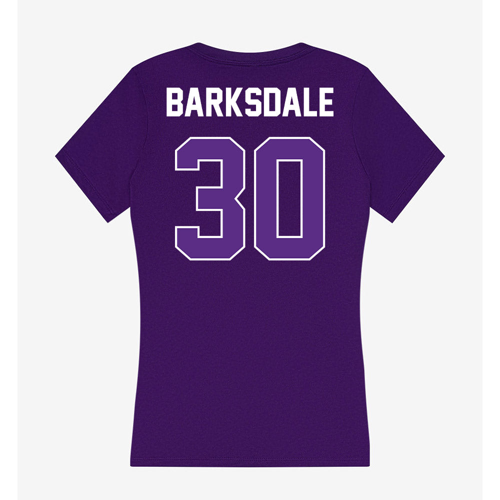 North Alabama - NCAA Football : Michael Barksdale - Women's V-Neck T-Shirt-1