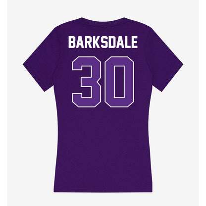 North Alabama - NCAA Football : Michael Barksdale - Women's V-Neck T-Shirt-1
