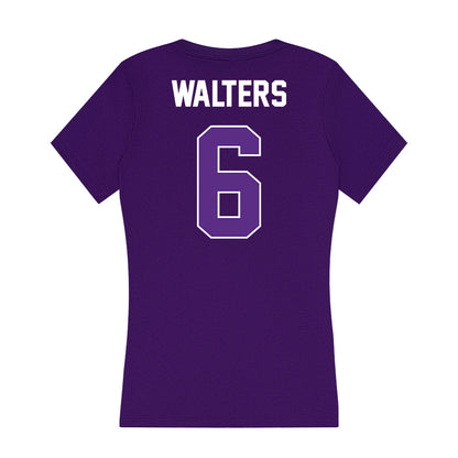 North Alabama - NCAA Football : Noah Walters - Women's V-Neck T-Shirt-1