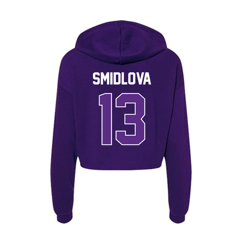 North Alabama - NCAA Women's Volleyball : Jolana Smidlova - Women's Crop Fleece Hoodie-1