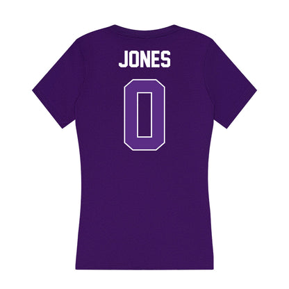 North Alabama - NCAA Women's Basketball : Cameron Jones - Women's V-Neck T-Shirt-1