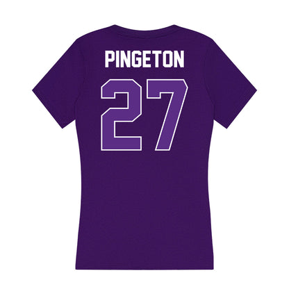 North Alabama - NCAA Baseball : Anthony Pingeton - Women's V-Neck T-Shirt-1