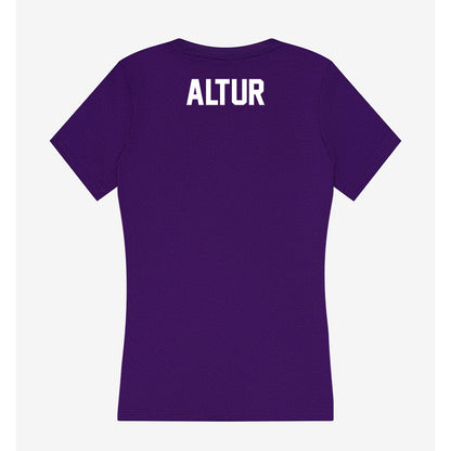North Alabama - NCAA Men's Tennis : Alberto Altur - Women's V-Neck T-Shirt-1