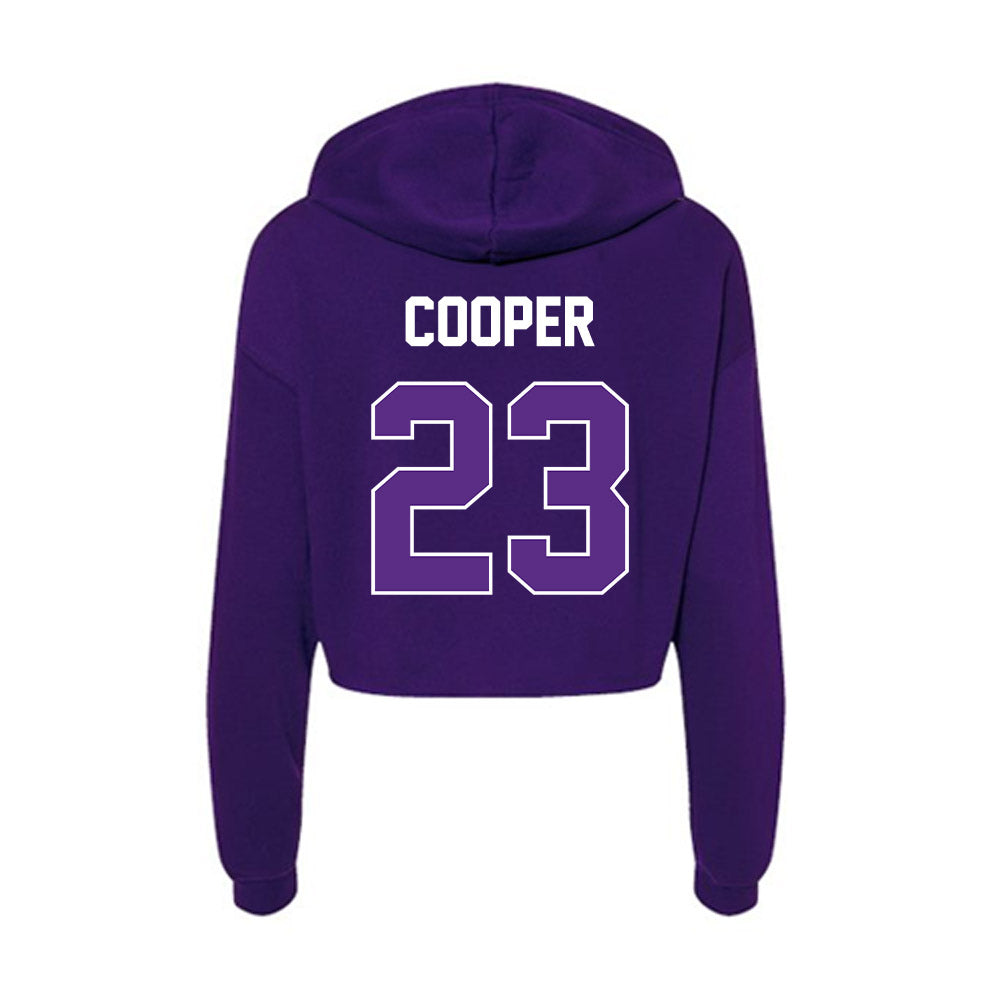 North Alabama - NCAA Football : Kaden Cooper - Women's Crop Fleece Hoodie-1