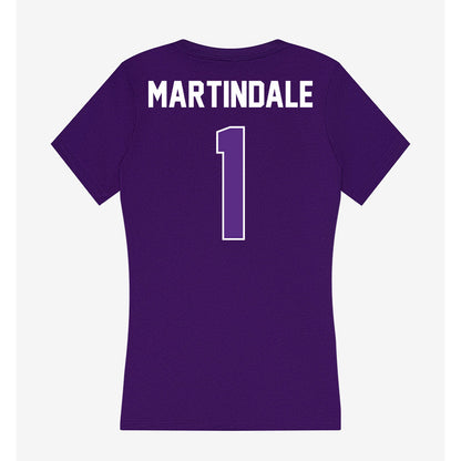 North Alabama - NCAA Women's Volleyball : Ava Martindale - Women's V-Neck T-Shirt-1
