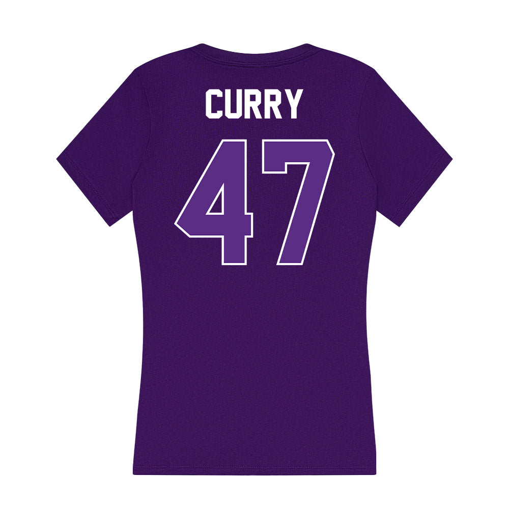 North Alabama - NCAA Football : Nathan Curry - Women's V-Neck T-Shirt-1