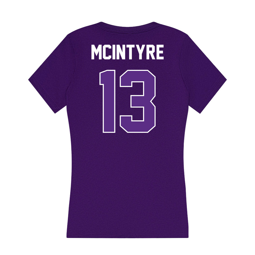 North Alabama - NCAA Baseball : Dominick Mcintyre - Women's V-Neck T-Shirt-1