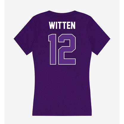 North Alabama - NCAA Women's Soccer : Abby Witten - Women's V-Neck T-Shirt-1
