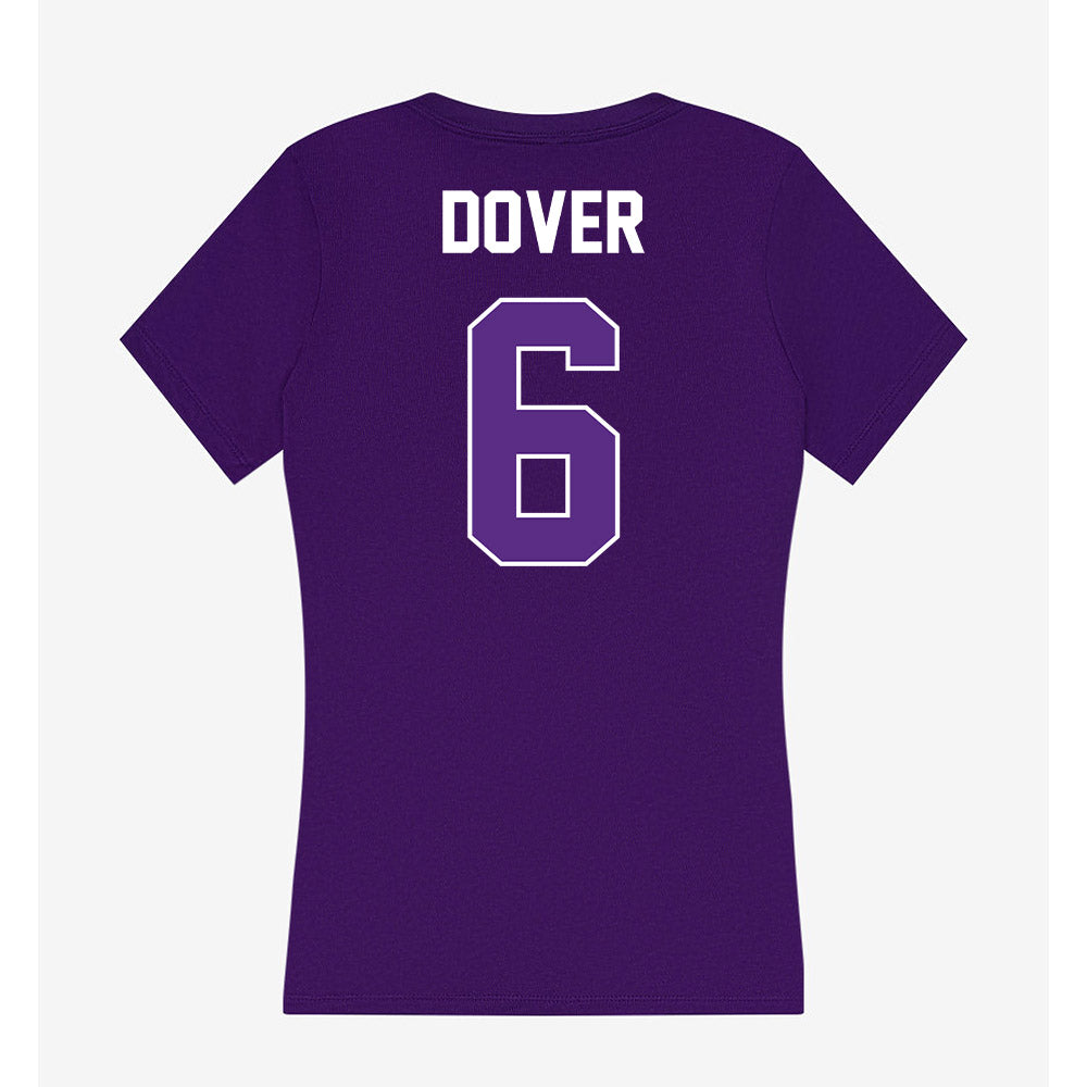 North Alabama - NCAA Softball : Briley Dover - Women's V-Neck T-Shirt-1