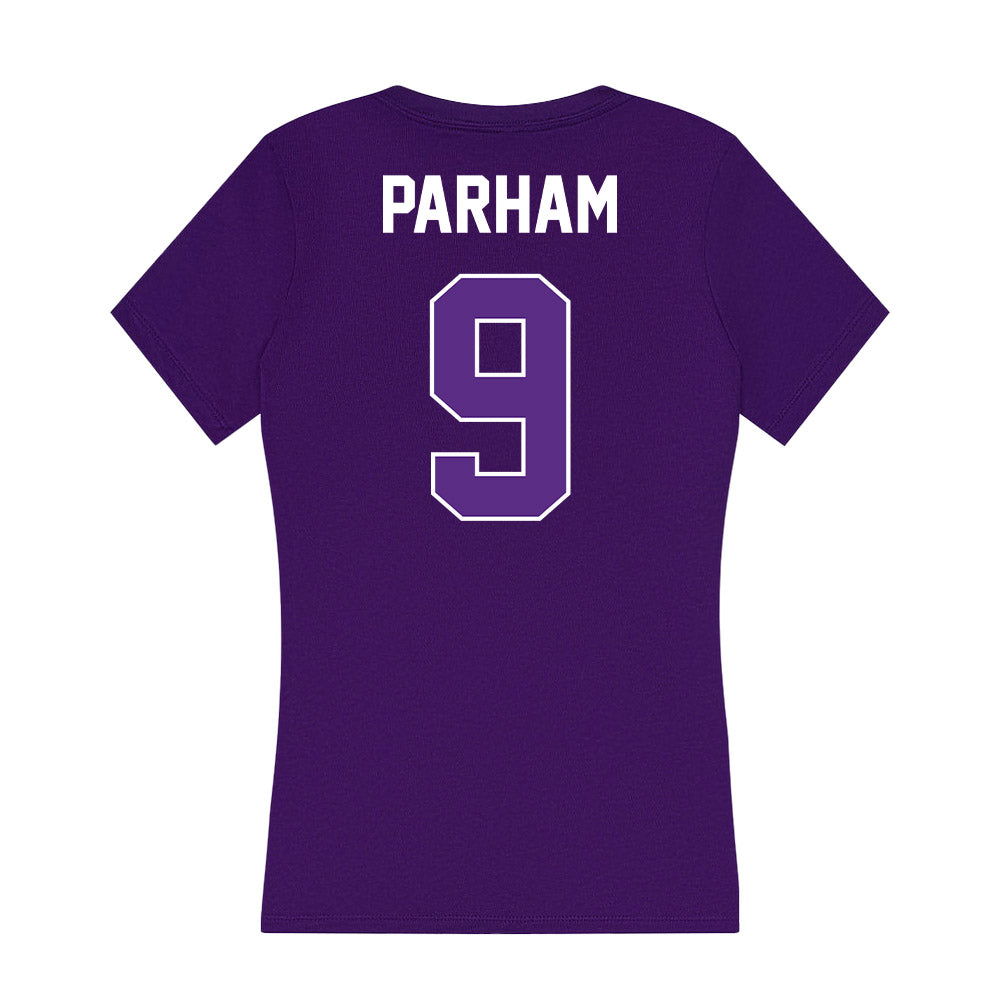 North Alabama - NCAA Women's Soccer : Molly Parham - Women's V-Neck T-Shirt-1