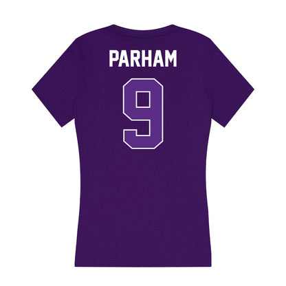 North Alabama - NCAA Women's Soccer : Molly Parham - Women's V-Neck T-Shirt-1