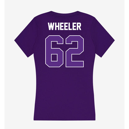 North Alabama - NCAA Football : Carson Wheeler - Women's V-Neck T-Shirt-1