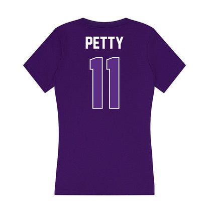 North Alabama - NCAA Baseball : Quinn Petty - Women's V-Neck T-Shirt-1