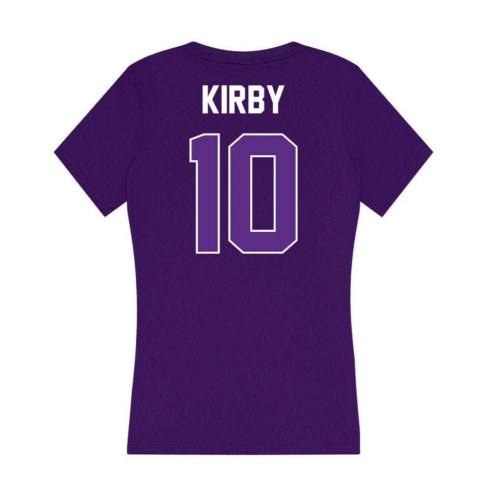 North Alabama - NCAA Softball : Haven Kirby - Women's V-Neck T-Shirt-1