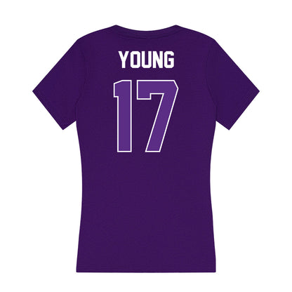 North Alabama - NCAA Baseball : Reese Young - Women's V-Neck T-Shirt-1