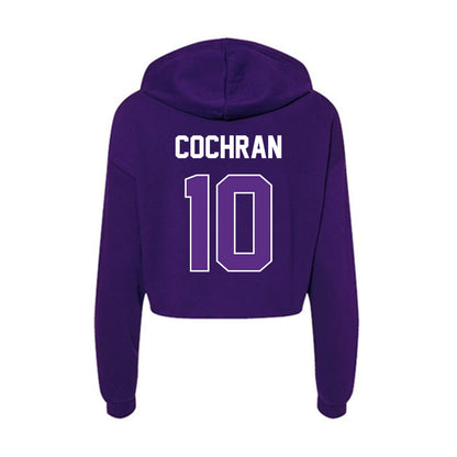North Alabama - NCAA Baseball : Charlie Cochran - Women's Crop Fleece Hoodie-1