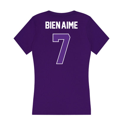 North Alabama - NCAA Football : Philjae Bien-Aime - Women's V-Neck T-Shirt-1