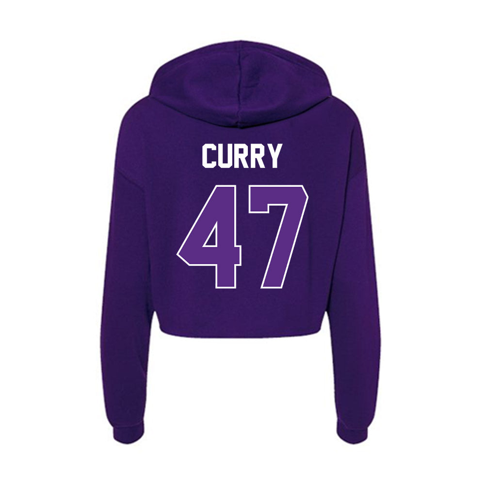 North Alabama - NCAA Football : Nathan Curry - Women's Crop Fleece Hoodie-1