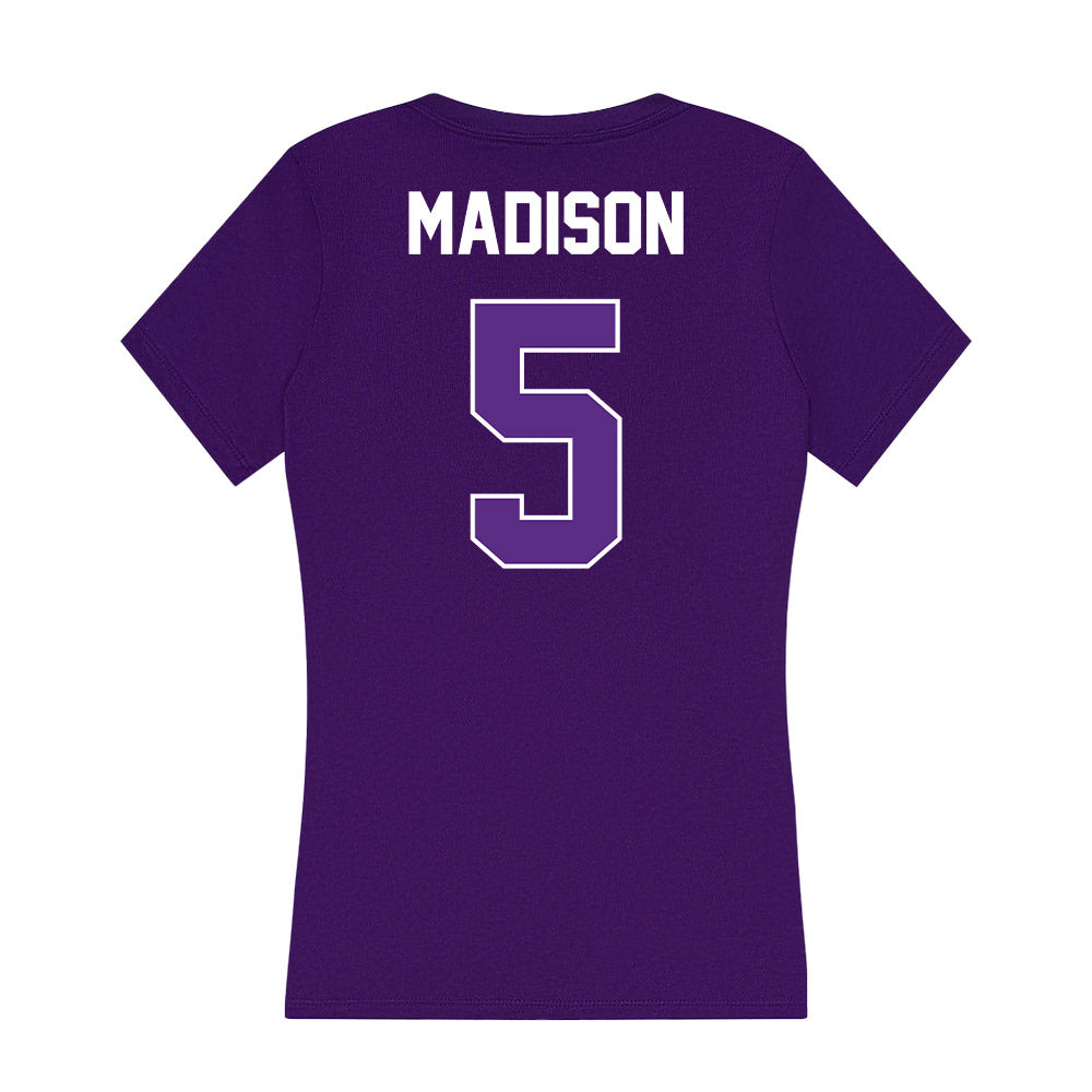 North Alabama - NCAA Football : Ryan Madison - Women's V-Neck T-Shirt-1