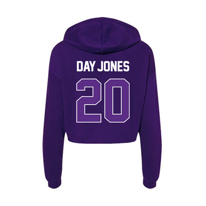 North Alabama - NCAA Softball : Samantha Day-Jones - Women's Crop Fleece Hoodie-1