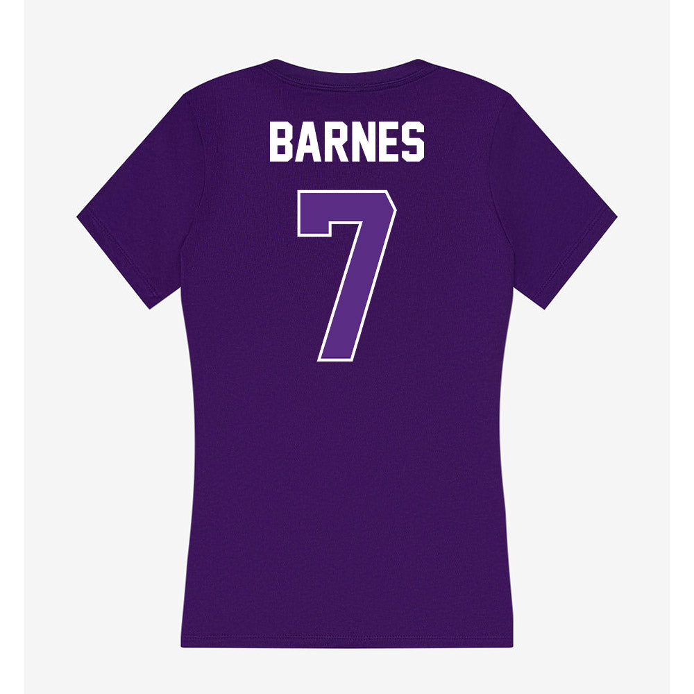 North Alabama - NCAA Women's Volleyball : Kendall Barnes - Women's V-Neck T-Shirt-1