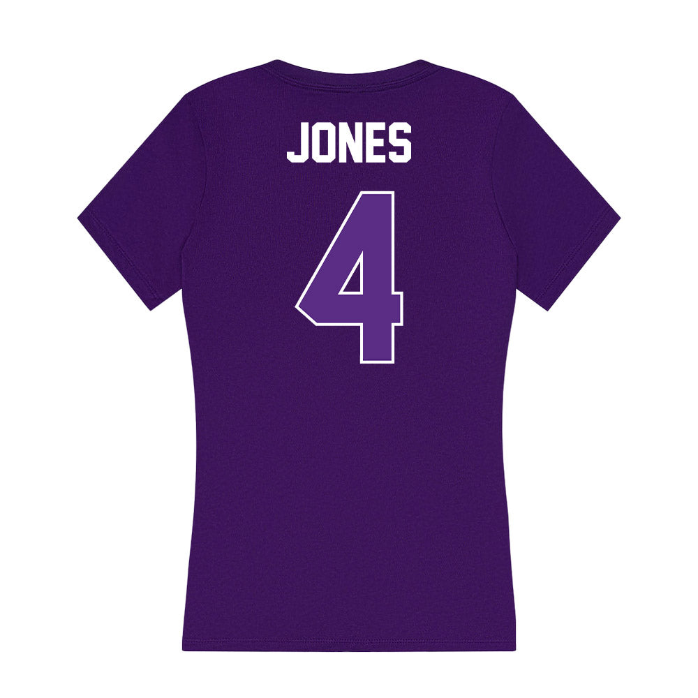 North Alabama - NCAA Softball : Hailey Jones - Women's V-Neck T-Shirt-1